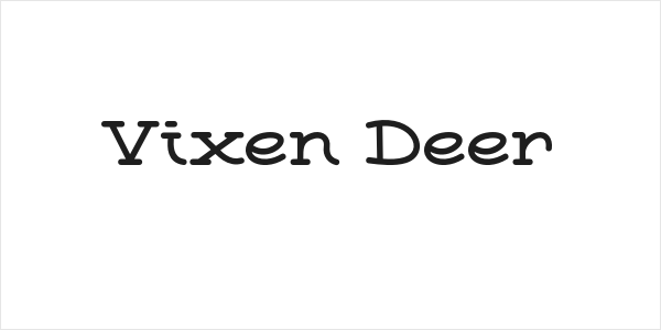 Vixen Deer Logo