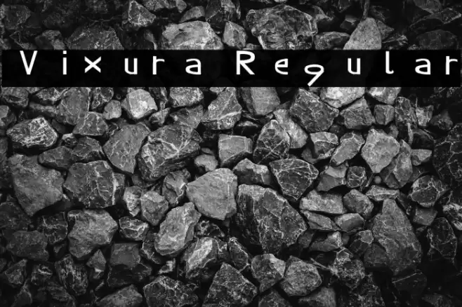 Vixura Regular Font examples