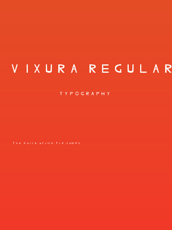 Vixura Regular Poster