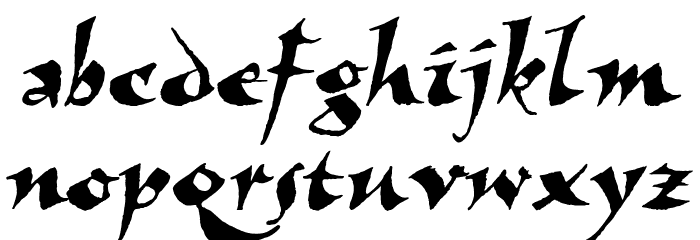 Viza Font LOWERCASE