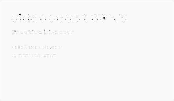 videobeast 80's Business Card