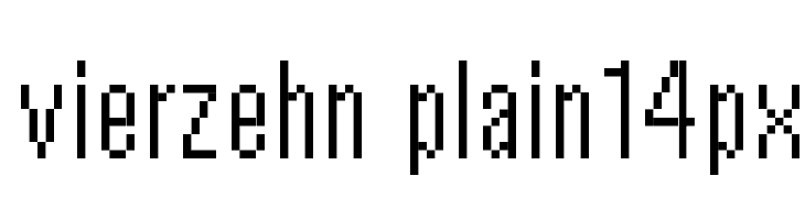 vierzehn  plain14px  免费字体下载