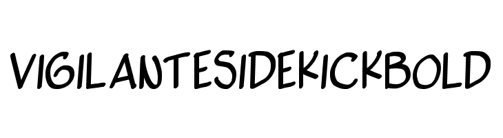 vigilante sidekick Bold  font caratteri gratis