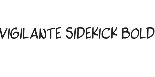 vigilante sidekick Bold Logo