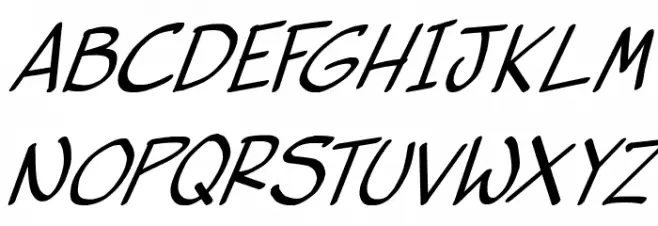 vigilante sidekick Italic フォント 大文字
