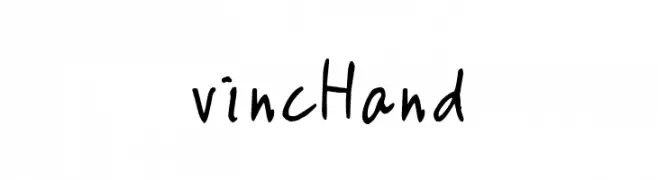 vincHand  Frei Schriftart Herunterladen
