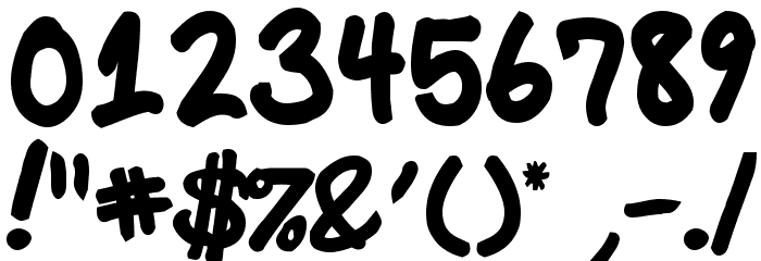 vin's dojo Font OTHER CHARS