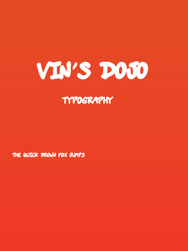 vin's dojo Poster