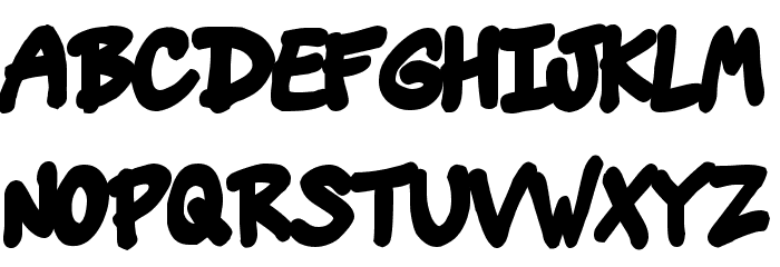 vin's dojo Font LOWERCASE