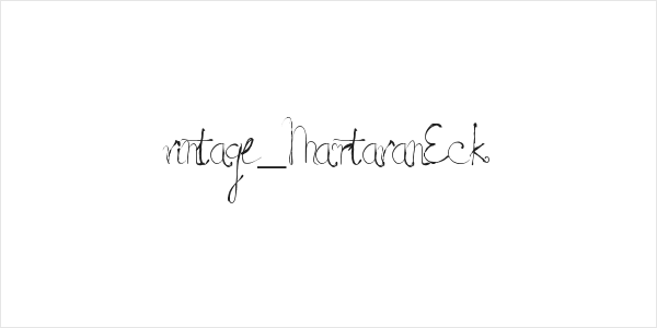 vintage_MartavanEck Logo