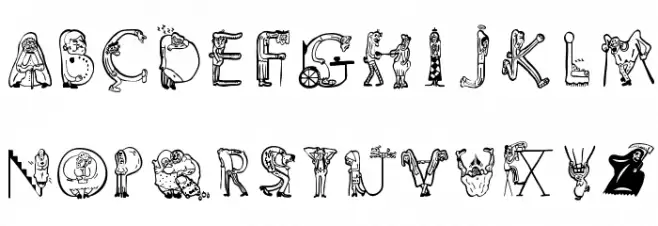 viok Font UPPERCASE