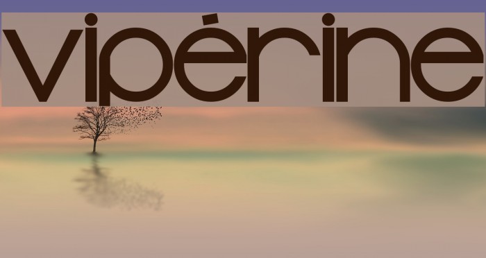 vipérine Font examples