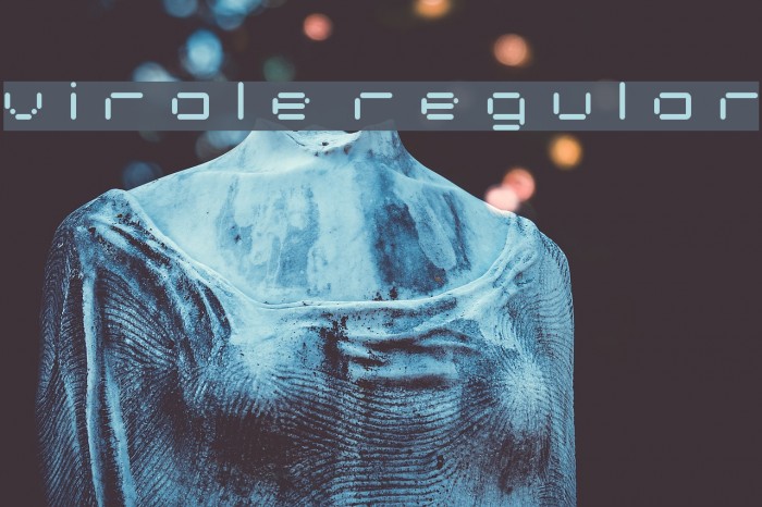 virale Regular Font examples
