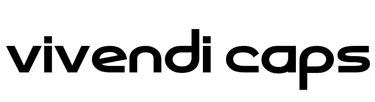 vivendi caps Font