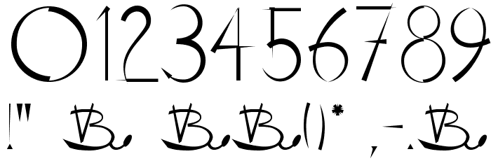 VLADOVSKIY Font OTHER CHARS