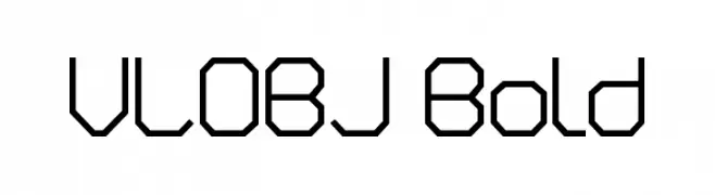 VLOBJ Bold  Frei Schriftart Herunterladen