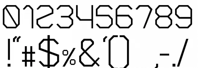 VLOBJ Font OTHER CHARS