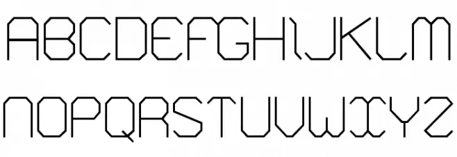 VLOBJ Font Litere mari