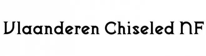 Vlaanderen Chiseled NF  font caratteri gratis