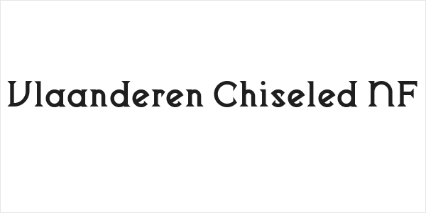 Vlaanderen Chiseled NF Logo