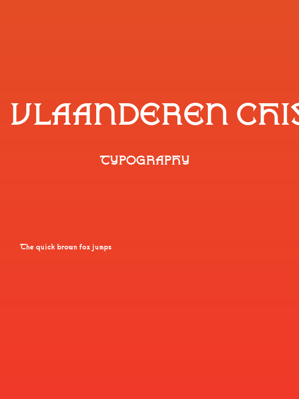 Vlaanderen Chiseled NF Poster