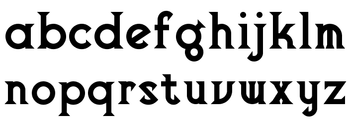 Vlaanderen Chiseled NF フォント 小文字