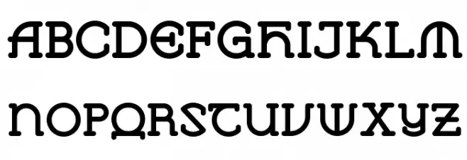 Vlaanderen Round NF Schriftart Groß