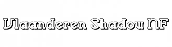 Vlaanderen Shadow NF  Frei Schriftart Herunterladen