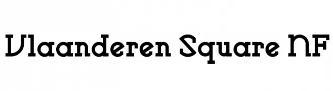 Vlaanderen Square NF  Frei Schriftart Herunterladen