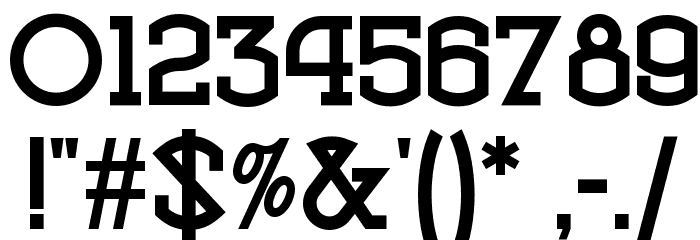 Vlaanderen Square NF Font OTHER CHARS