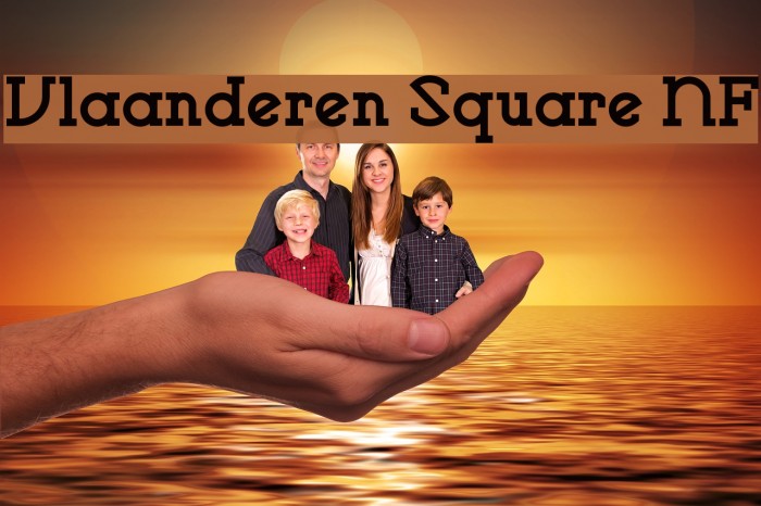Vlaanderen Square NF Font examples