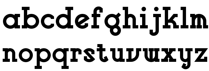 Vlaanderen Square NF Font LOWERCASE