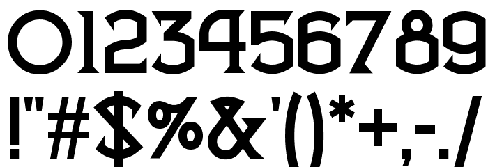 VlaanderenChiseledNF Font OTHER CHARS