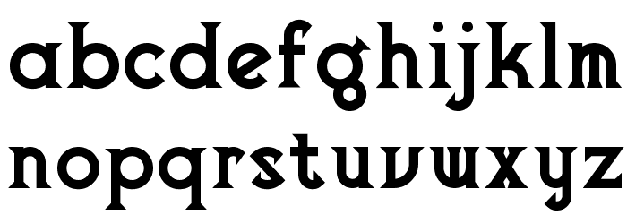 VlaanderenChiseledNF Font LOWERCASE