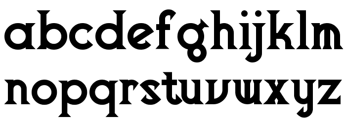 VlaanderenChiseled Polices MINUSCULES