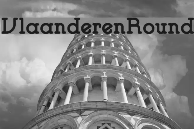 VlaanderenRound Font examples