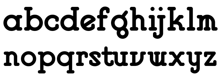 VlaanderenRound Font LOWERCASE