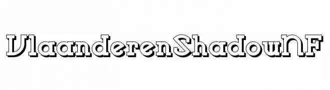 VlaanderenShadowNF  Frei Schriftart Herunterladen