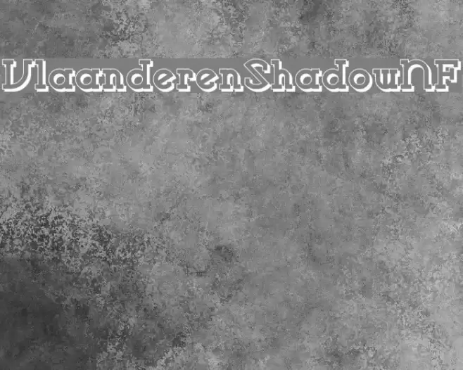 VlaanderenShadowNF Font examples