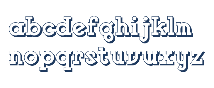 VlaanderenShadowNF Lowercase