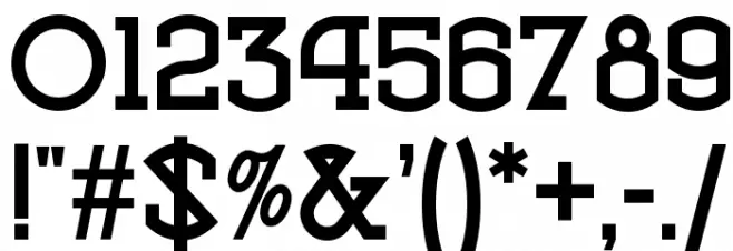 VlaanderenSquareNF Font OTHER CHARS