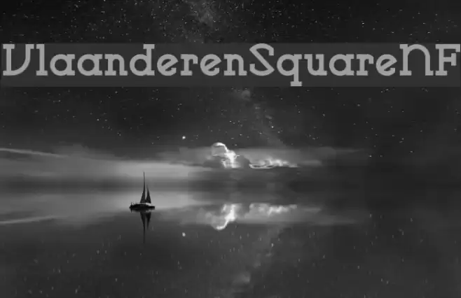 VlaanderenSquareNF Font examples