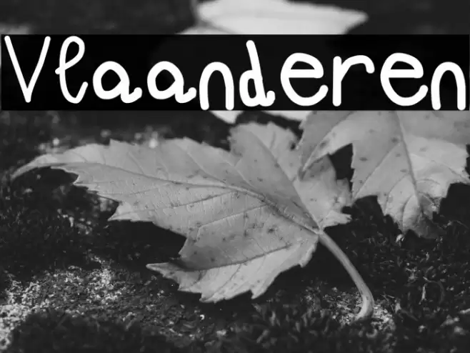 Vlaanderen Font examples