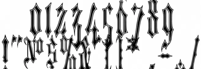 VladTepes II [Vlads Dad] Font OTHER CHARS