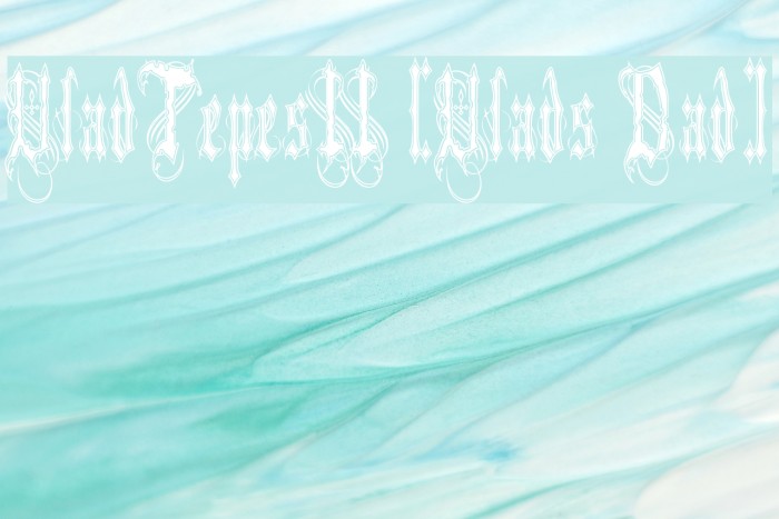 VladTepesII [Vlads Dad] Example 1