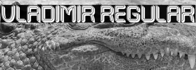 Vladimir Regular フォント examples