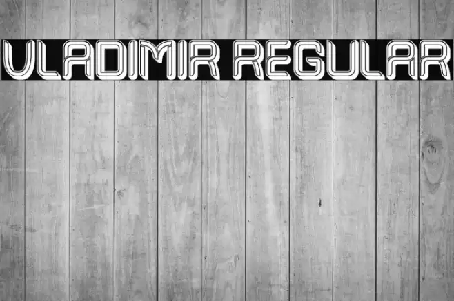 Vladimir Regular フォント examples
