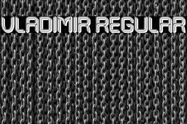Vladimir Regular フォント examples