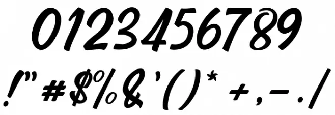 Vladiviqo Font OTHER CHARS