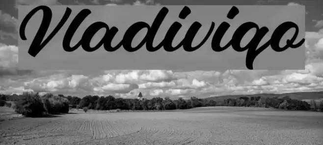 Vladiviqo Font examples